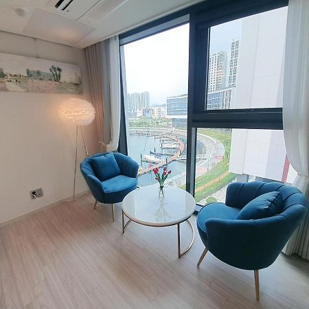 Lotte Castle Marina Apart otel Yeosu Dış mekan fotoğraf
