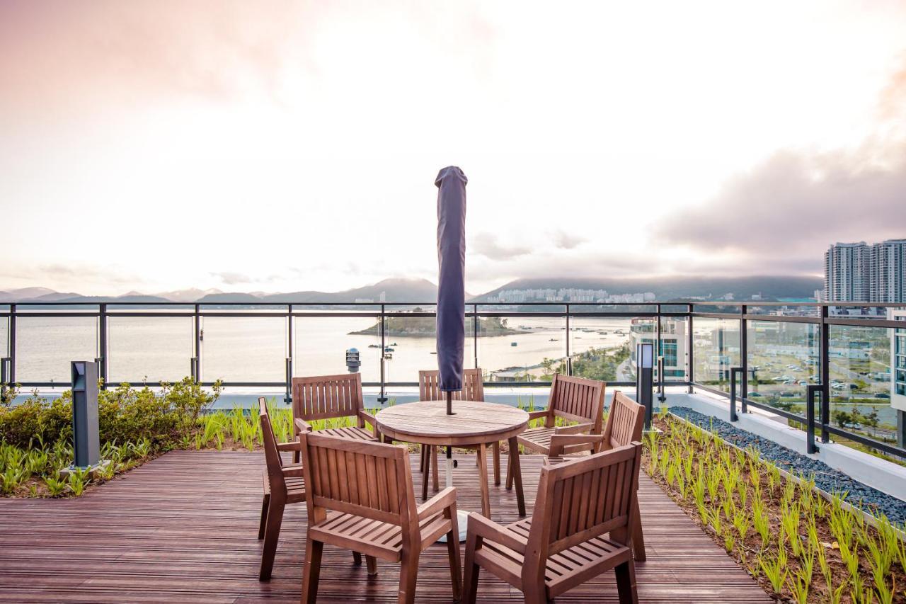 Lotte Castle Marina Apart otel Yeosu Dış mekan fotoğraf