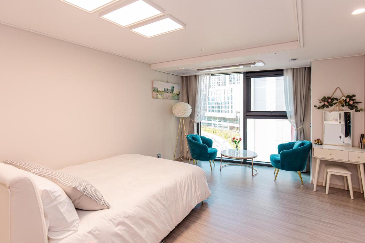 Lotte Castle Marina Apart otel Yeosu Dış mekan fotoğraf
