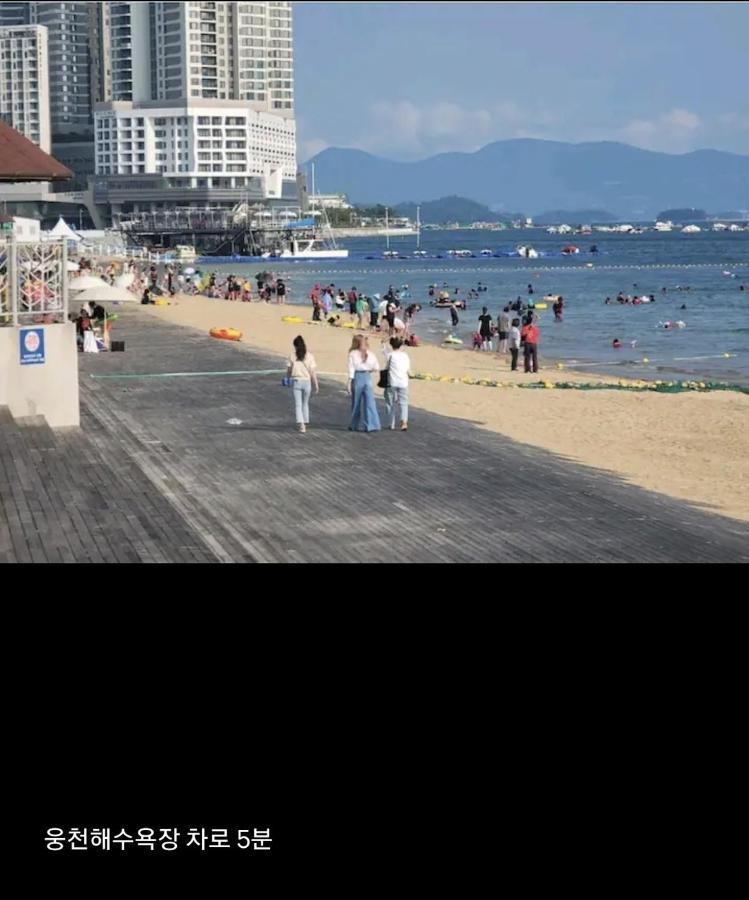 Lotte Castle Marina Apart otel Yeosu Dış mekan fotoğraf