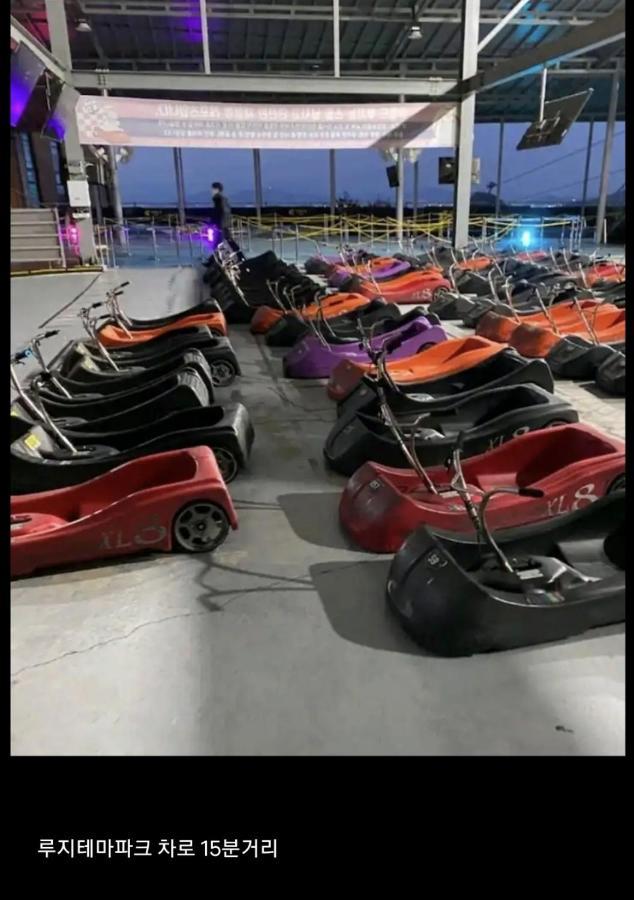 Lotte Castle Marina Apart otel Yeosu Dış mekan fotoğraf
